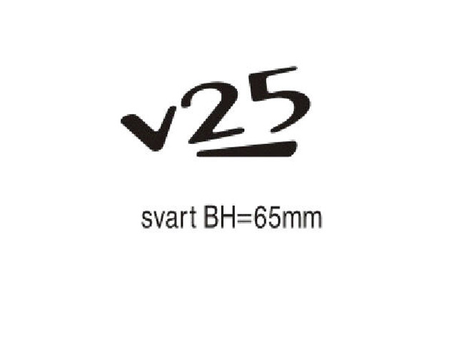 SKILT "V 25" LOGO - Trykk p bildet for  lukke