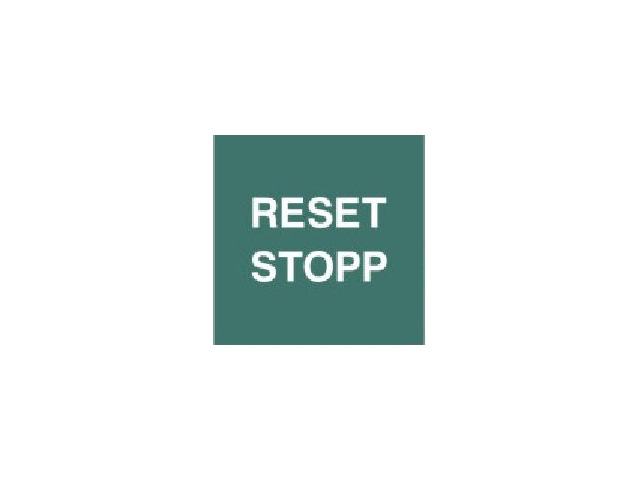 SYMBOL RESET STOPP (Grnn) - Trykk p bildet for  lukke