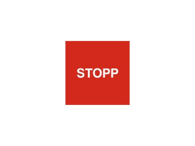 SYMBOL STOPP (Rd) - Trykk p bildet for  lukke