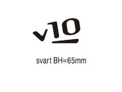 SKILT "V 10" LOGO