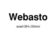 SKILT "WEBASTO" SORT